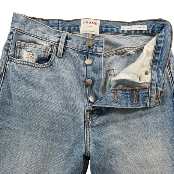 Frame Le Original High-Rise Skinny Rigid Re-Release Jeans in Watermark Size 27 - Picture 5 of 15